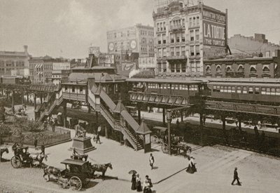 Greeley Square, seen from Broadway and 34th St., New York City, 1898 by American Photographer